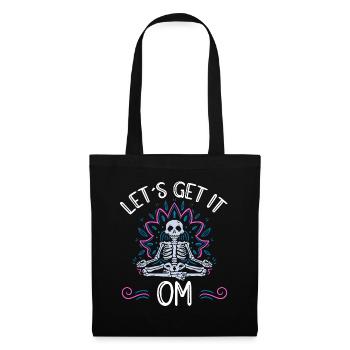 Lets Get It OM Yoga - Stoffbeutel - Schwarz - Vorne