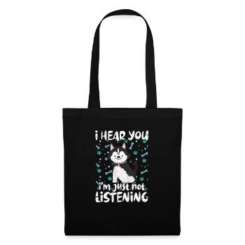 Husky - Tote Bag - black - Front