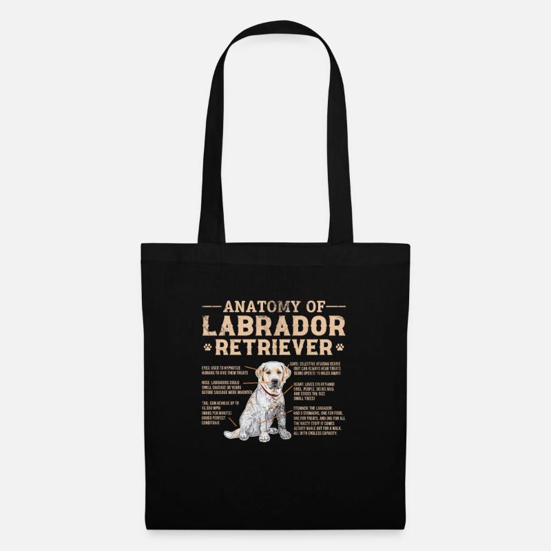Labrador - Stoffbeutel - Schwarz