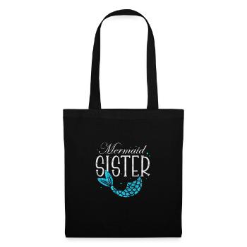 Soeur Frère Frères et sœurs Cadeau de famille - Sac en tissu - noir - Devant