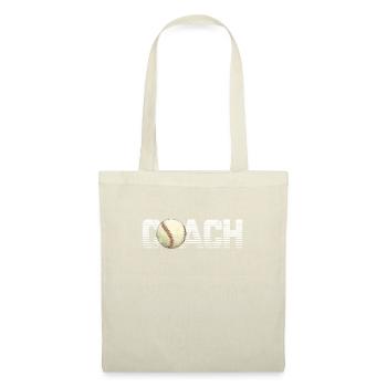 Entraîneur de softball - Sac en tissu - nature - Devant