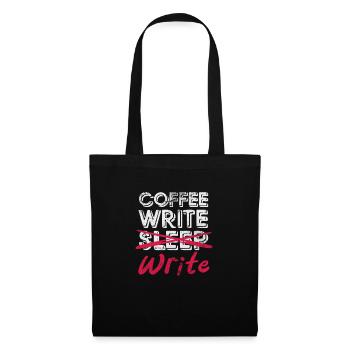 Author Authors Writer Book Gift - Tote Bag - black - Front