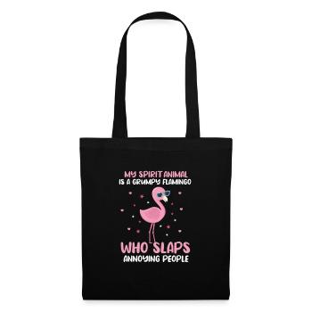 Flamingo Pink Bird Zoo Summer Holiday Gift - Tote Bag - black - Front