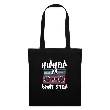 Hip Hop Rap Music Rapper Hiphop Gift - Tote Bag - black - Front