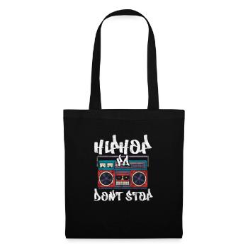 Hip-hop - Sac en tissu - noir - Devant