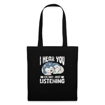 Husky - Tote Bag - black - Front