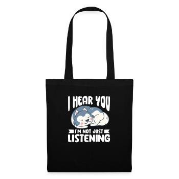 Husky Dog Dogs Siberian Husky Gift - Tote Bag - black - Front