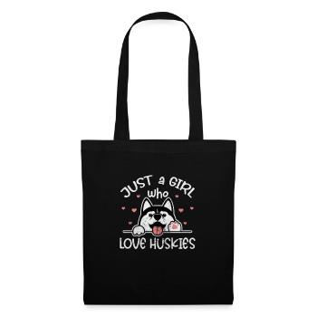 Husky - Tote Bag - black - Front