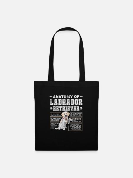 Labrador - Stoffbeutel - Schwarz