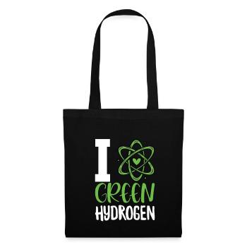 I Love Green Hydrogen - Tote Bag - black - Front