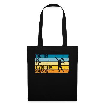 Tennis Is My Favorite Season - Tote Bag - black - Front