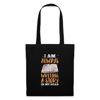 Auteur Auteurs Écrivain Livre Cadeau - Sac en tissu - noir - Devant