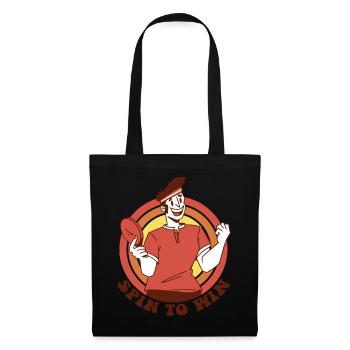 Spin To Win Pingpong Outfit Table Tennis Player - Tote Bag - black - Front