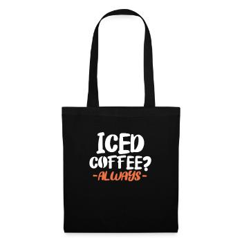 Coffee Iced Coffee Caffeine Espresso Barista Gift - Tote Bag - black - Front