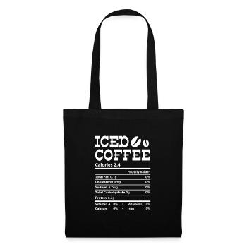 Coffee Iced Coffee Caffeine Espresso Barista Gift - Tote Bag - black - Front