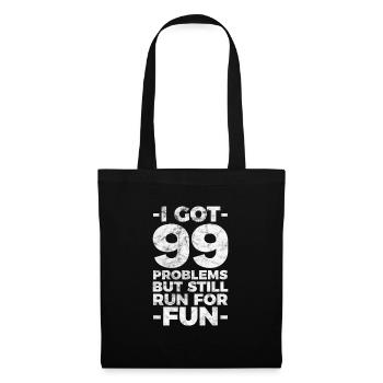 Running Runner Jogging Jogging Runner Cadeau - Sac en tissu - noir - Devant