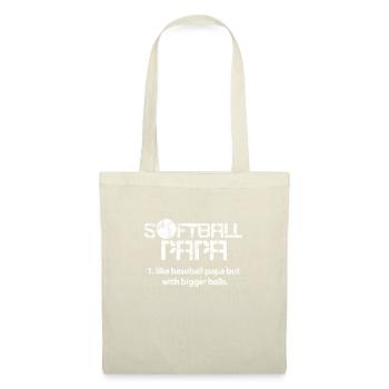 Père du softball - Sac en tissu - nature - Devant