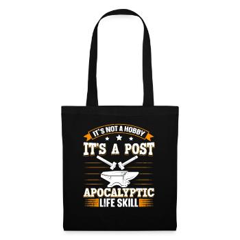 Its Not A Hobby Funny Saying Anvil Blacksmith - Tote Bag - black - Front