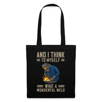 Welder saying for proud metal workers and - Tote Bag - black - Front