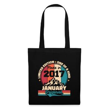 Birthday Gift January 2017 Limited Edition - Tote Bag - black - Front
