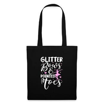 Ballet Ballerine Ballet Danseuse Danse Cadeau - Sac en tissu - noir - Devant