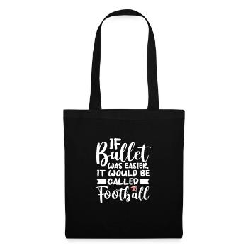 Ballet Ballerine Ballet Danseuse Danse Cadeau - Sac en tissu - noir - Devant
