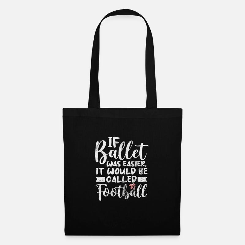 Ballett - Stoffbeutel - Schwarz