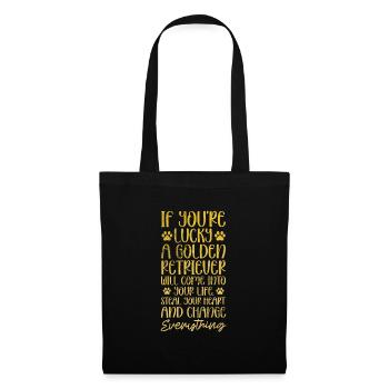 Golden Retriever - Tote Bag - black - Front