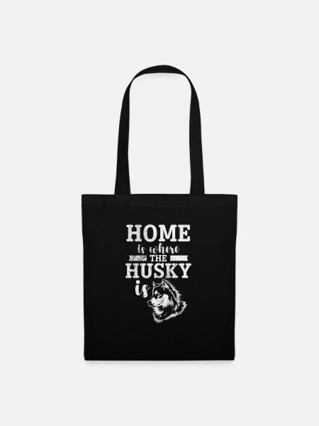 Husky - Stoffbeutel - Schwarz