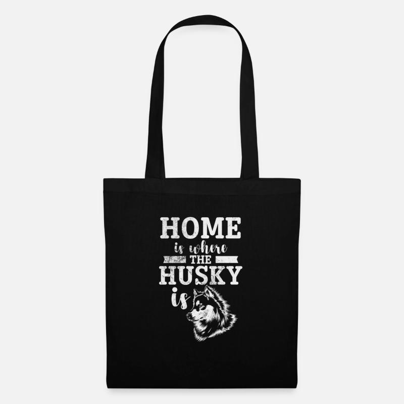 Husky - Stoffbeutel - Schwarz