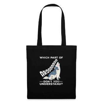 Husky - Tote Bag - black - Front