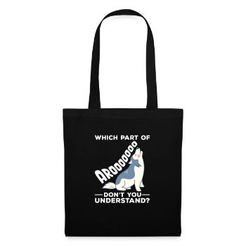 Husky Dog Dogs Siberian Husky Gift - Tote Bag - black - Front
