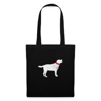 Labrador - Stoffbeutel - Schwarz - Vorne