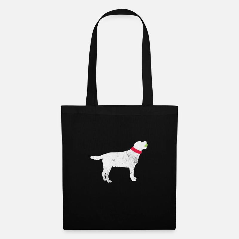 Labrador - Sac en tissu - noir