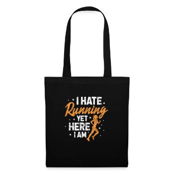 Running Runner Jogging Jogging Runner Gift - Tote Bag - black - Front