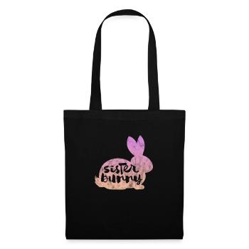 Soeur Frère Frères et sœurs Cadeau de famille - Sac en tissu - noir - Devant