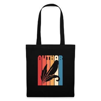 Author Authors Writer Book Gift - Tote Bag - black - Front