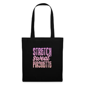 Ballet Ballerine Ballet Danseuse Danse Cadeau - Sac en tissu - noir - Devant