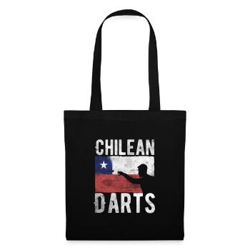 Fléchettes chiliennes Hobby Dart Player Vintage Flag - Sac en tissu - noir - Devant