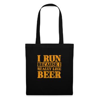 Running Runner Jogging Jogging Runner Gift - Tote Bag - black - Front