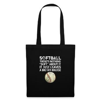 Softball - Tote Bag - black - Front