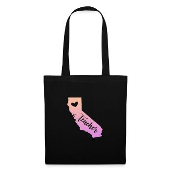 Californie - Sac en tissu - noir - Devant