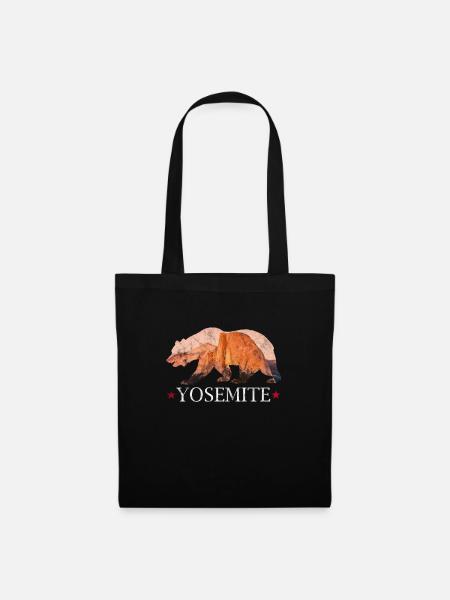 Yosemite National Park USA Kalifornien Geschenk - Stoffbeutel - Schwarz