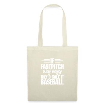 Joueur de softball Baseball Sport Pitcher Cadeau - Sac en tissu - nature - Devant