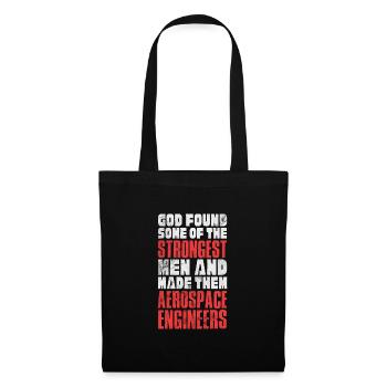 Ingénieur spatial Ingénieur aéronautique Cadeau - Sac en tissu - noir - Devant