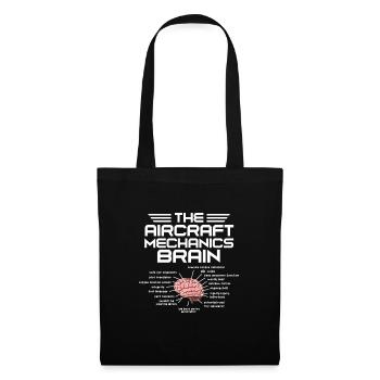 Mécanicien d’aéronefs - Sac en tissu - noir - Devant