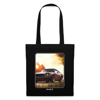japanisches Auto - der Joyride Z - JDM - Stoffbeutel - Schwarz - Vorne