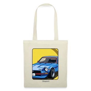 japanisches Auto - der Wangan Z - JDM - Stoffbeutel - Natur - Vorne