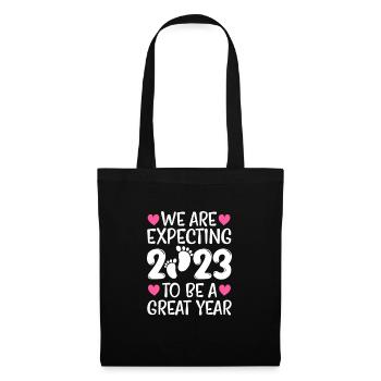 Pregnancy Pregnant Birth Baby Gift - Tote Bag - black - Front