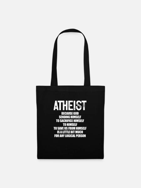 Atheist - Stoffbeutel - Schwarz